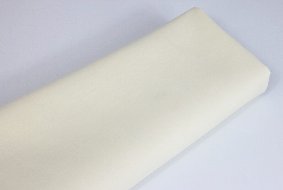 Japanese solid cotton lawn fabric ivoire