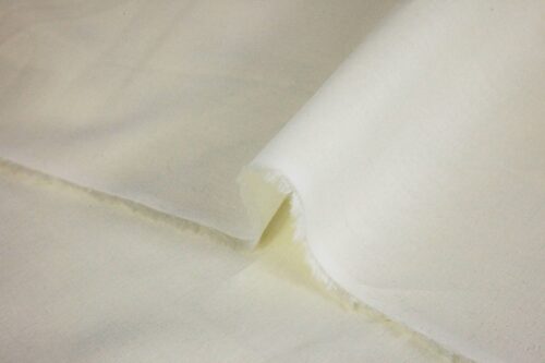 Japanese solid cotton lawn fabric ivoire