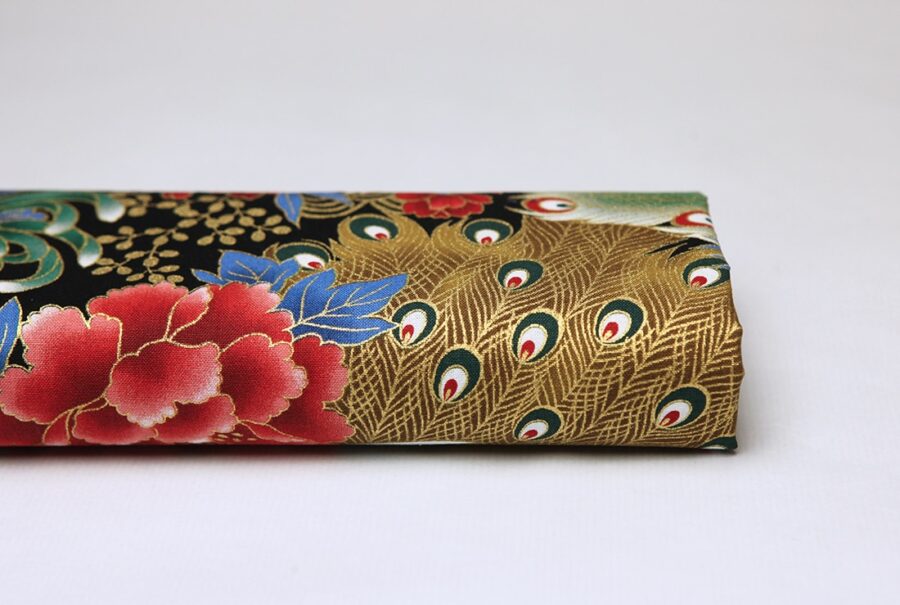 Japanese Golden Peacock fabric