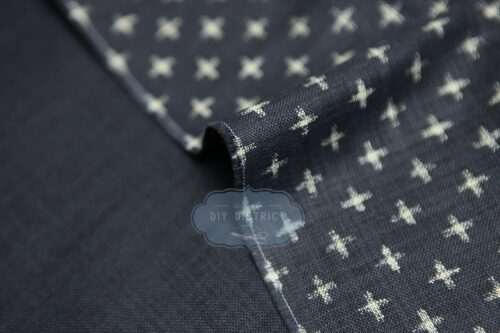 Traditional Japanese fabric cross pattern