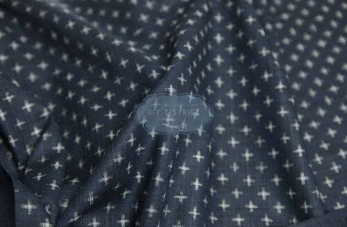 Traditional Japanese fabric cross pattern