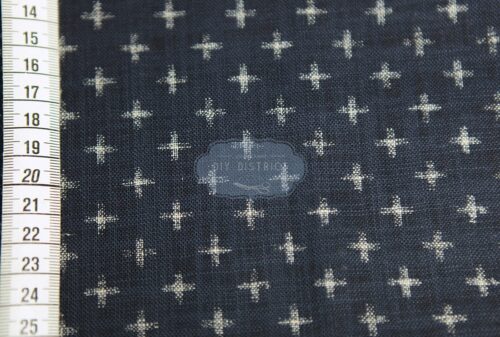 Traditional Japanese fabric cross pattern