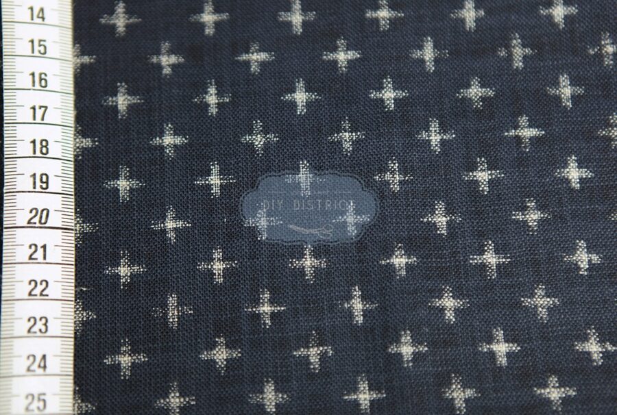 Traditional Japanese fabric cross pattern