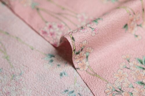 Pink Japanese Sakura fabric
