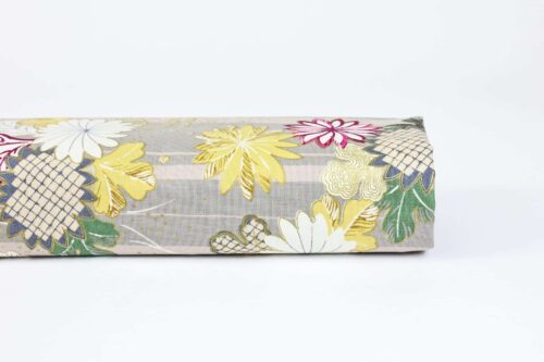 Tissu Hyakka Ryoran Quilt Gate gris