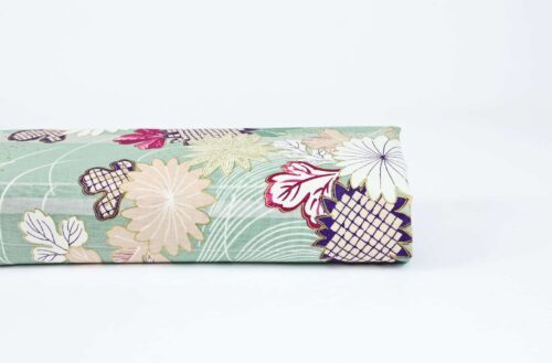 Tissu Hyakka Ryoran Quilt Gate vert