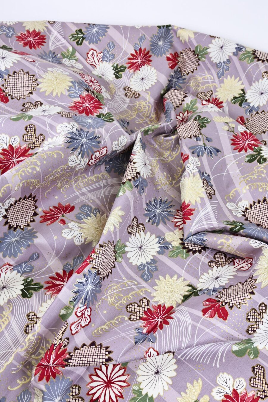 Tissu Hyakka Ryoran Quilt Gate violet