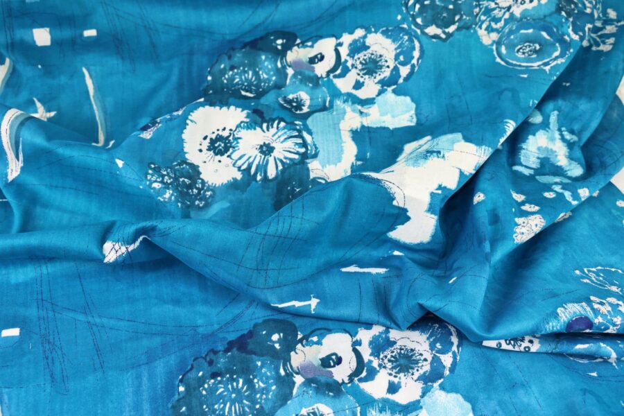 Tissu Nani IRO Komorebi coton bio bleu. japan fabric, Japanese textile, Japanese fabrics