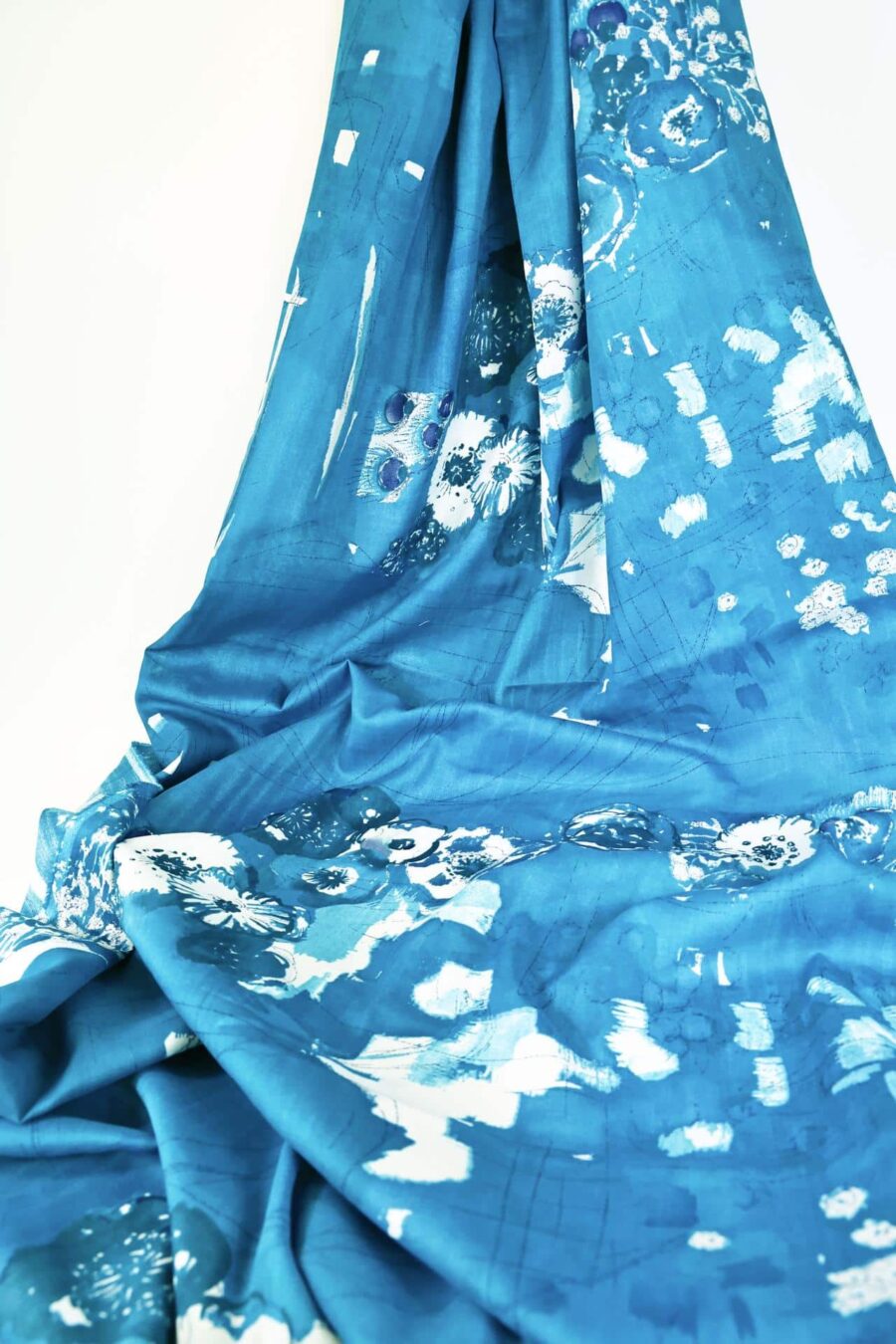 Tissu Nani IRO Komorebi coton bio bleu. japan fabric, Japanese textile, Japanese fabrics