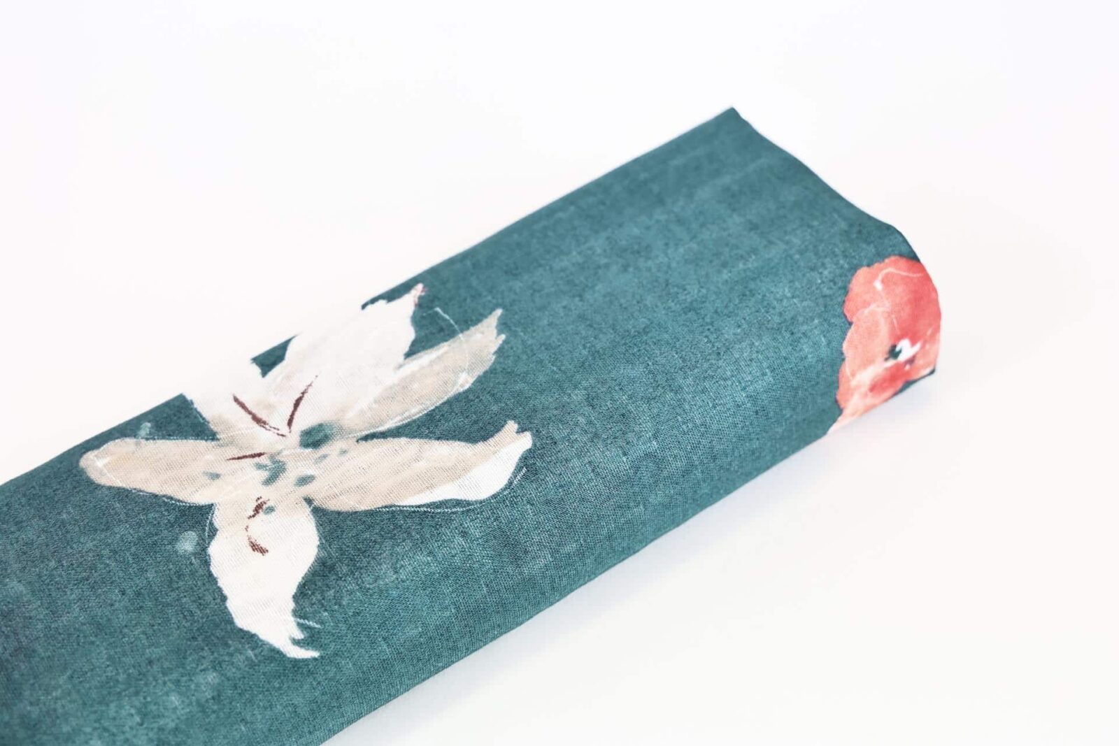 Tissu Nani IRO New morning coton bio bleu. Tissu bio, coton bio, organic cotton. tissu coton bio.