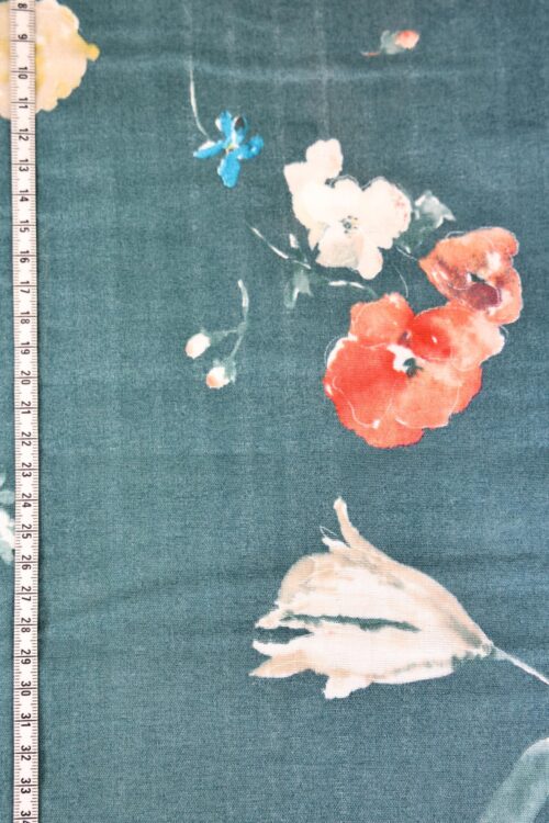 Tissu Nani IRO New morning coton bio bleu. Tissu bio, coton bio, organic cotton. tissu coton bio.