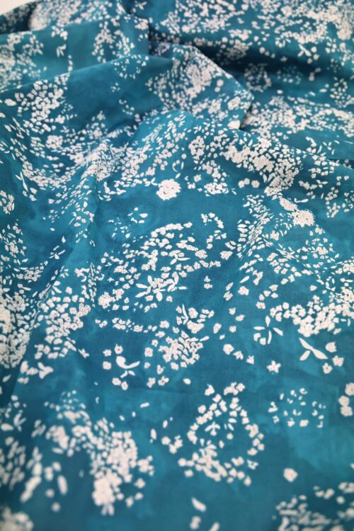 Nani IRO Lei Nani coton lawn bio bleu. Japanese fabric