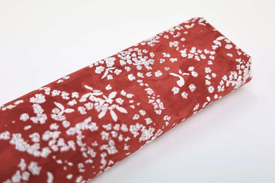 Nani IRO Lei Nani coton lawn bio rouge. Japanese fabric
