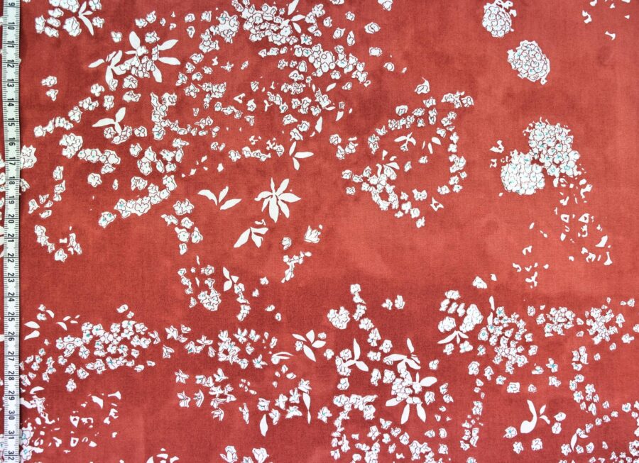 Nani IRO Lei Nani coton lawn bio rouge. Japanese fabric