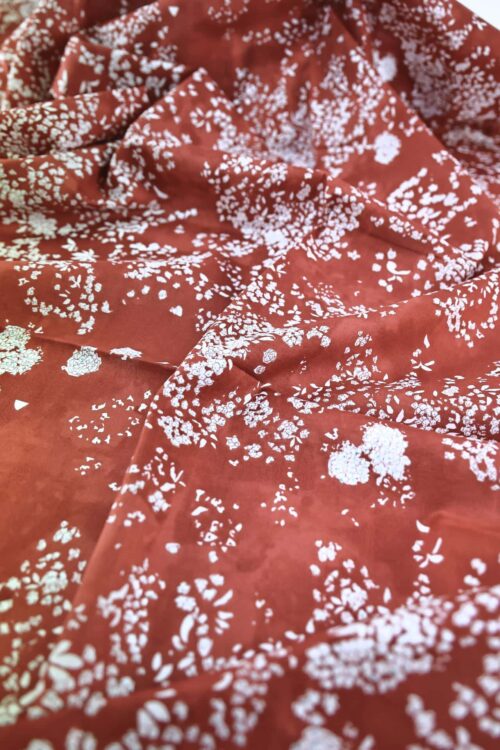 Nani IRO Lei Nani coton lawn bio rouge. Japanese fabric