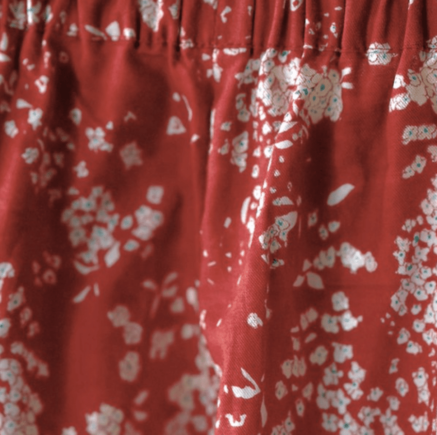 Nani IRO Lei Nani coton lawn bio rouge. Japanese fabric