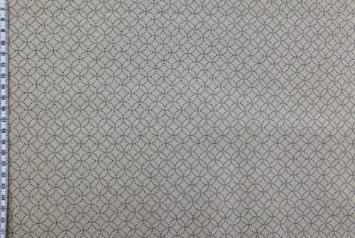 Tissu japonais Shippou pointillé fond écru. Japanese Fabric