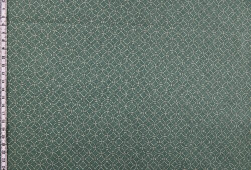 Tissu japonais Shippou pointillé fond vert. Japanese fabric 