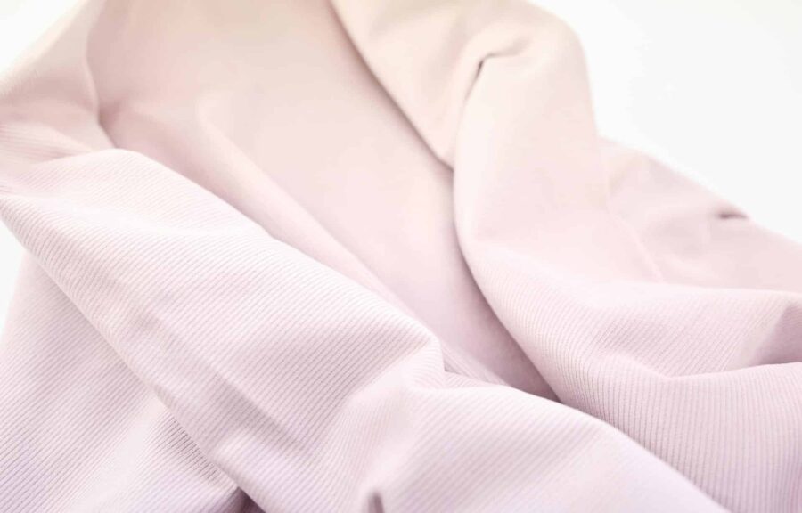 Tissu velours côtelé Japonais couleur rose. Japanese fabric