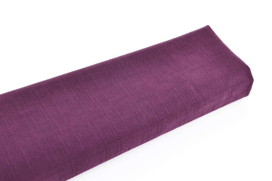 Tissu Japonais coton Dobby aubergine uni. Japanese fabric
