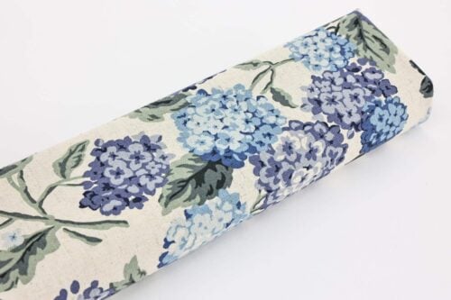 Canvas Japonais hortensia bleu. Japanese fabric