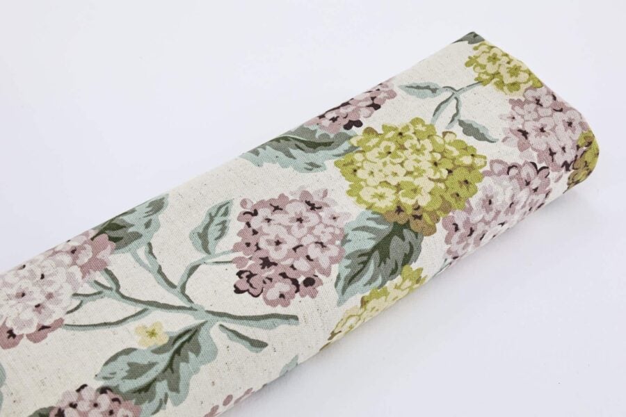 Canvas Japonais hortensia jaune. japanese fabric