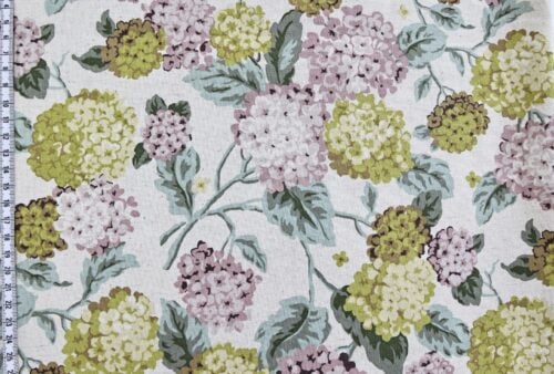 Canvas Japonais hortensia jaune. japanese fabric
