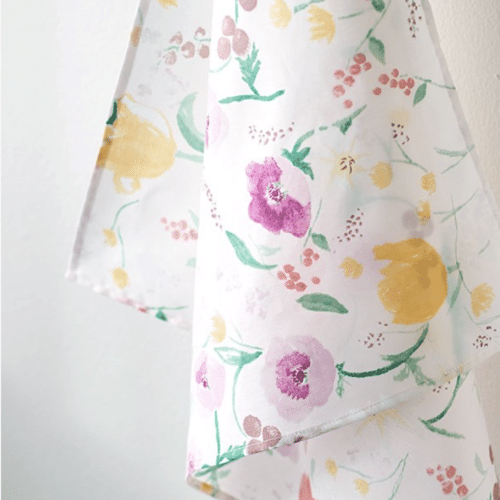 Nani IRO Rakuen soie et coton blanc. Japanese fabric