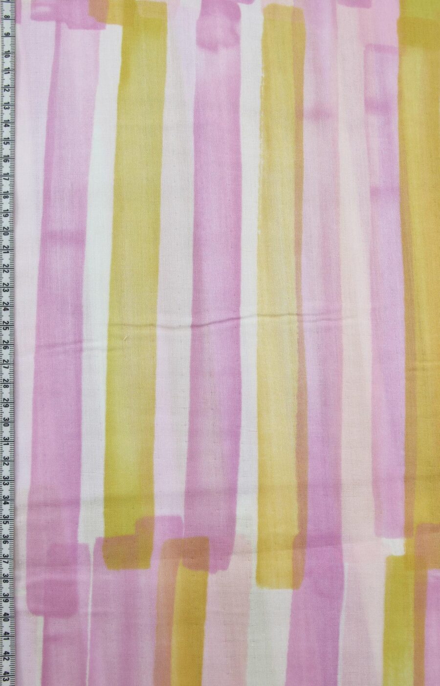 Tissu Nani IRO GRACE coton bio rose jaune