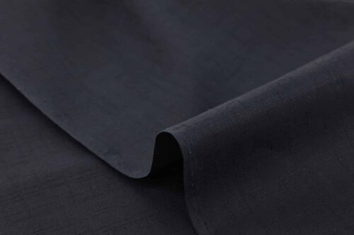 Tissu Japonais coton Dobby bleu marine uni. Japanese fabric
