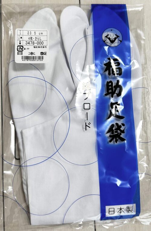 Chaussettes Tabi pour Kimono 100% coton taille 23,5 cm