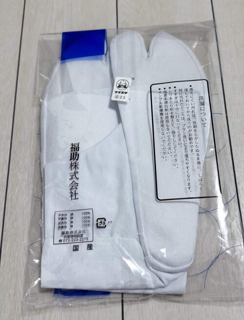 Chaussettes Tabi pour Kimono 100% coton taille 23,5 cm