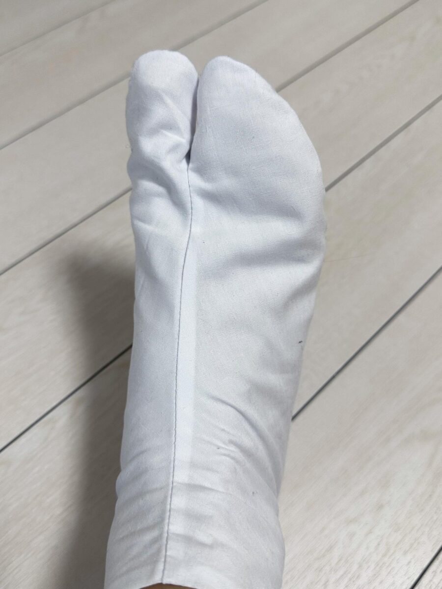 Chaussettes Tabi pour Kimono 100% coton taille 23,5 cm