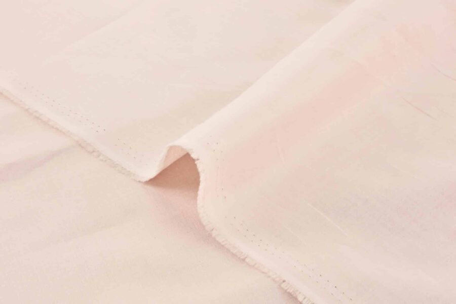 Tissu Japonais rose poudre coton lawn. Japanese solid fabric