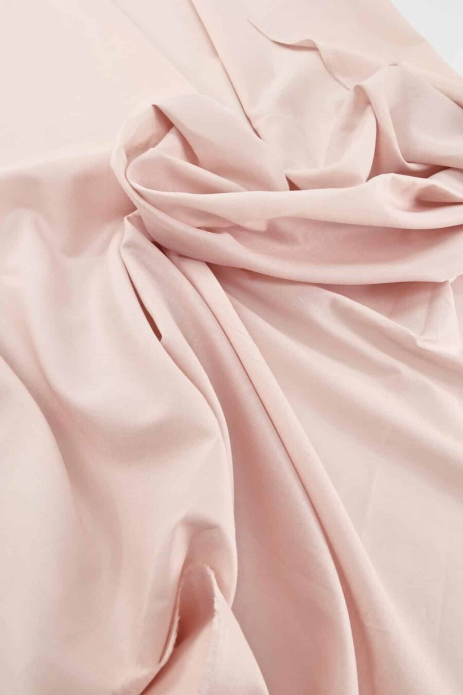 Tissu Japonais rose poudre coton lawn. Japanese solid fabric