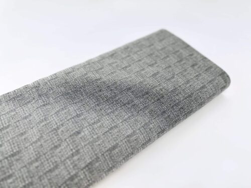 Tissu tissé gris carreaux pour patchwork Japonais