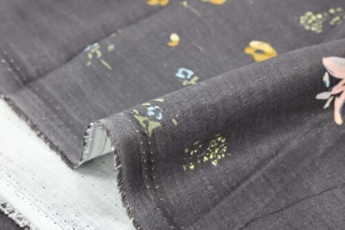 Nani IRO organic cotton double gauze PAL dark grey
