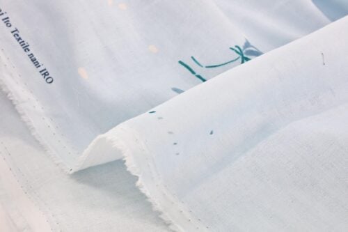 Nani IRO organic cotton double gauze PAL light blue