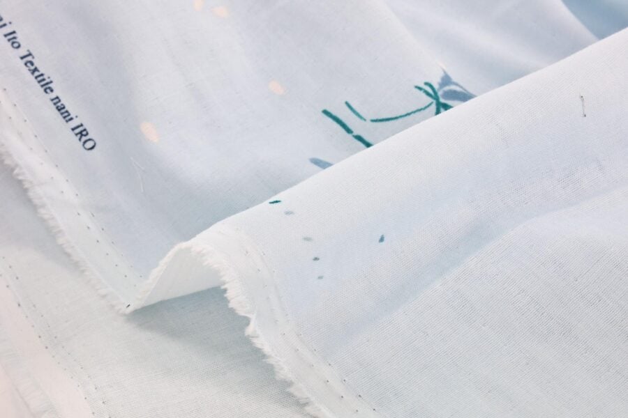 Nani IRO organic cotton double gauze PAL light blue