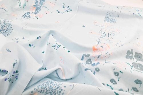 Nani IRO organic cotton double gauze PAL light blue
