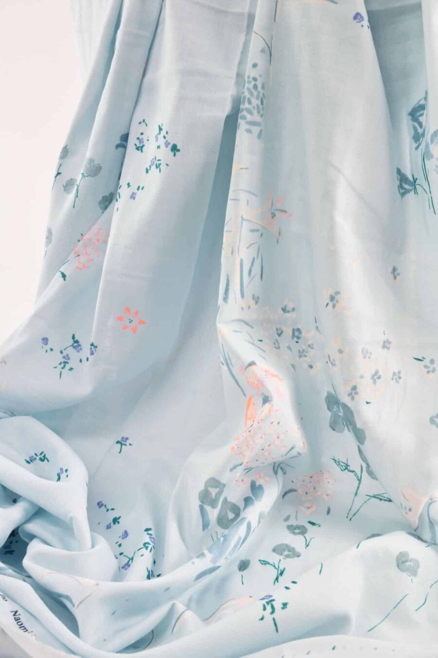 Nani IRO organic cotton double gauze PAL light blue