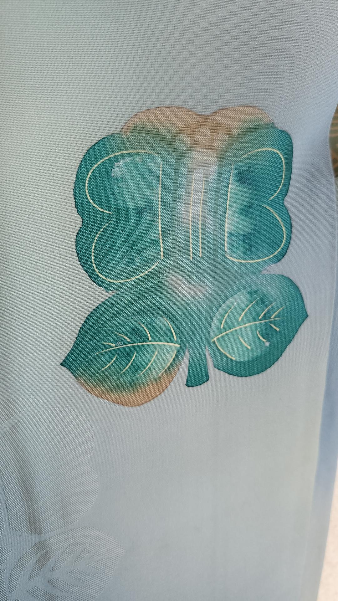 Blue-green gradient Haori