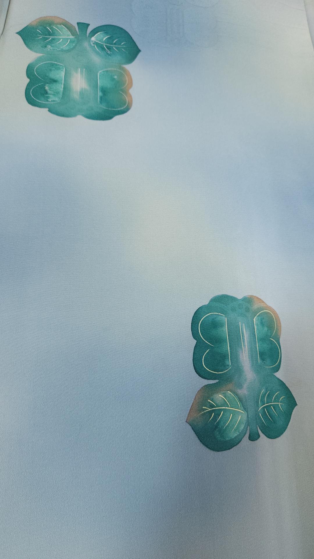 Blue-green gradient Haori