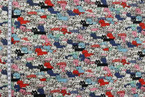 Kobayashi fabric – Colorful cats
