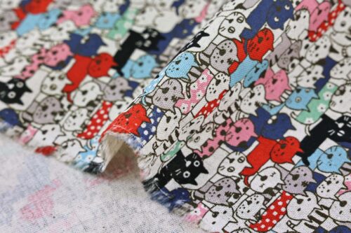 Kobayashi fabric – Colorful cats
