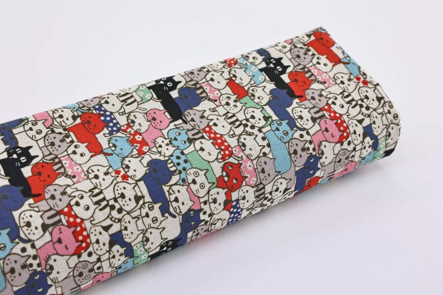 Kobayashi fabric – Colorful cats