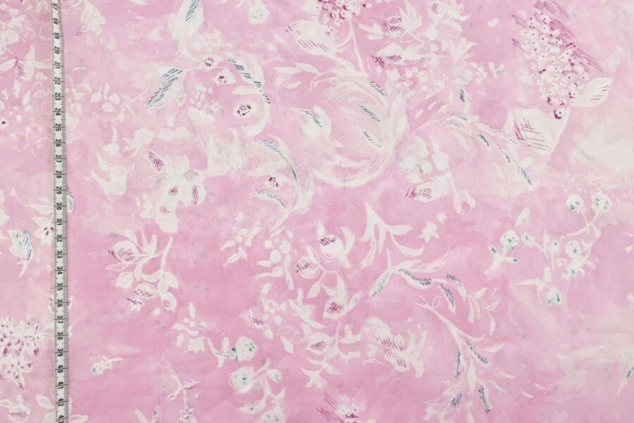 Nani IRO Lokomaikai organic pink cotton lawn