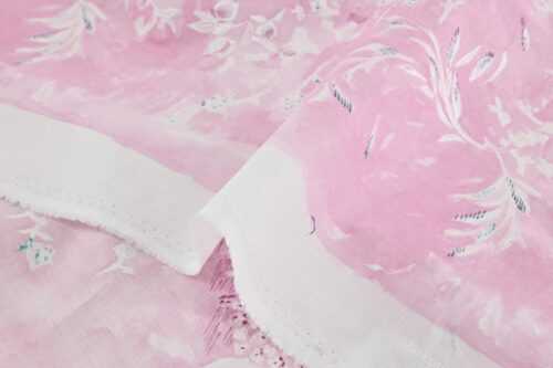 Nani IRO Lokomaikai organic pink cotton lawn