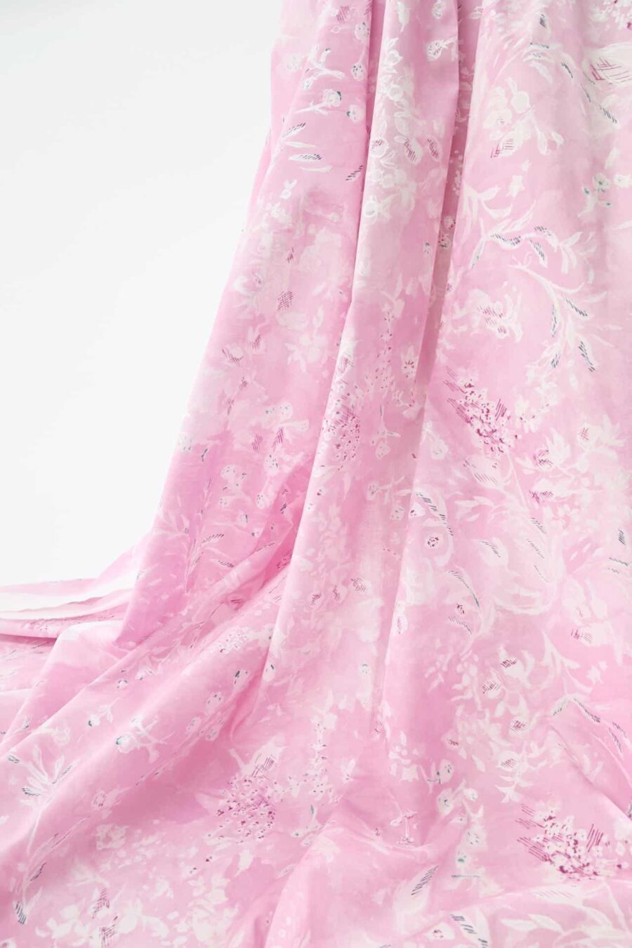 Nani IRO Lokomaikai organic pink cotton lawn