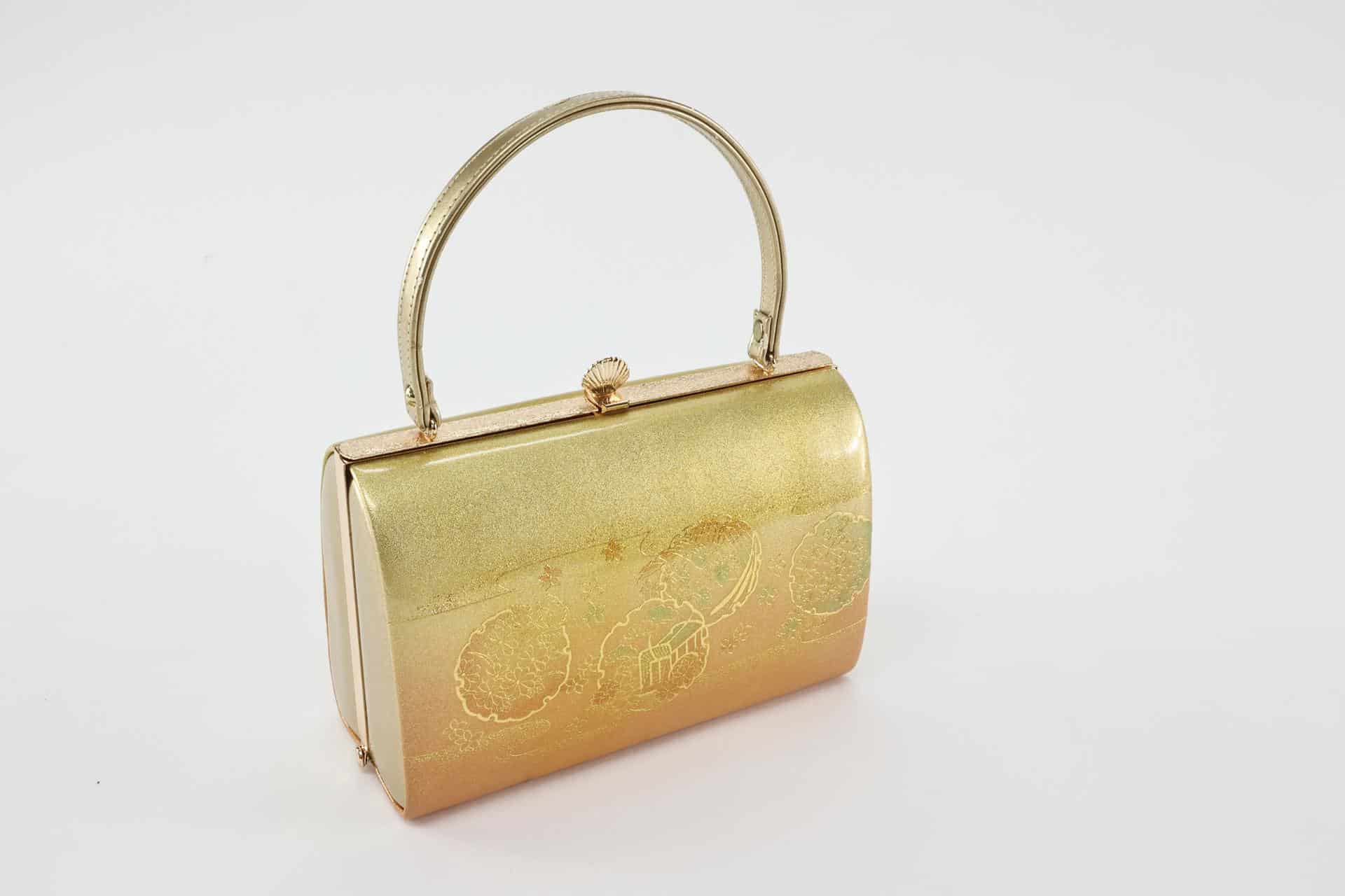 Golden Yukiwa Kimono bag